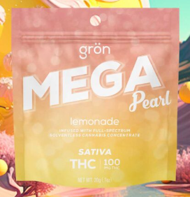 Photograph of product: (100mg) TH-oui Mega Lemonade | Gron