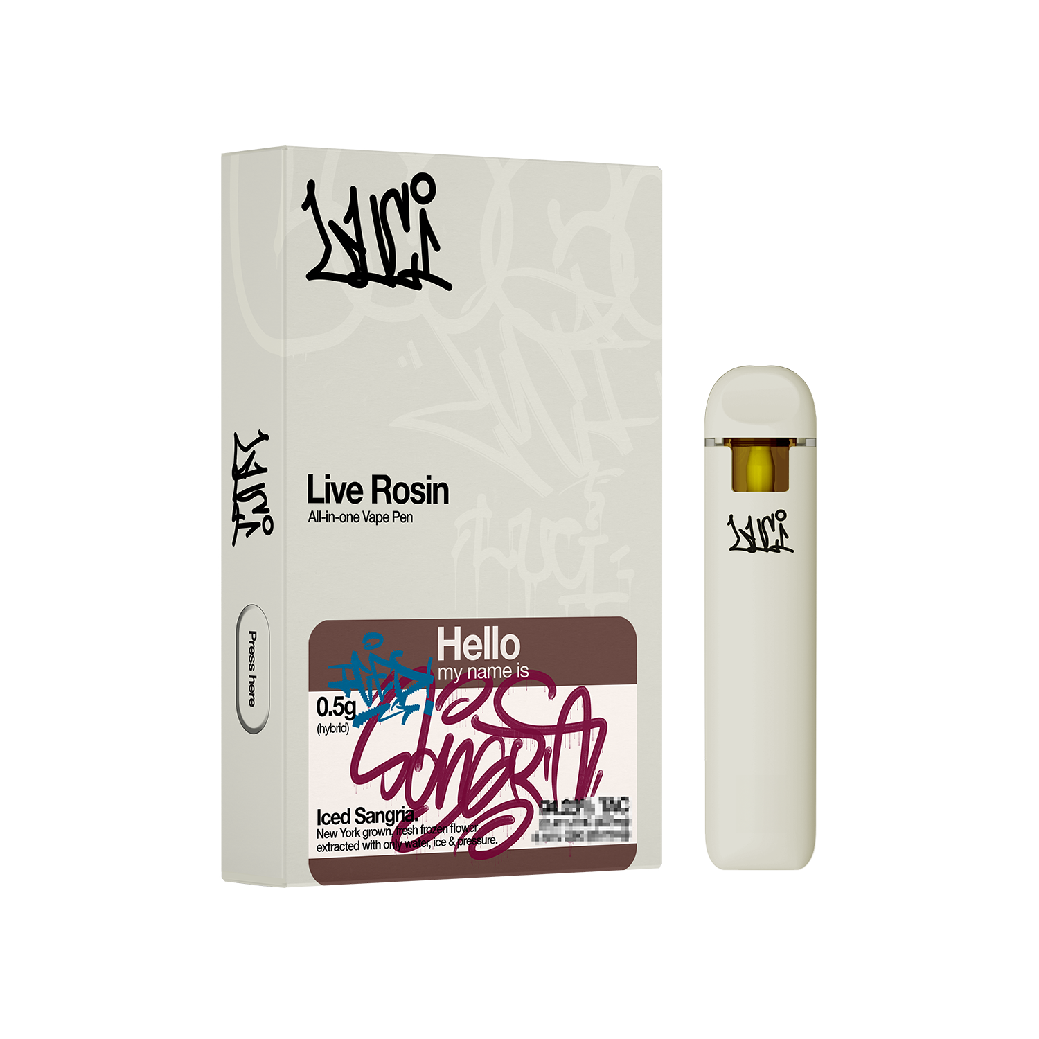 Photograph of Product: Luci - Iced Sangria Live Rosin AIO