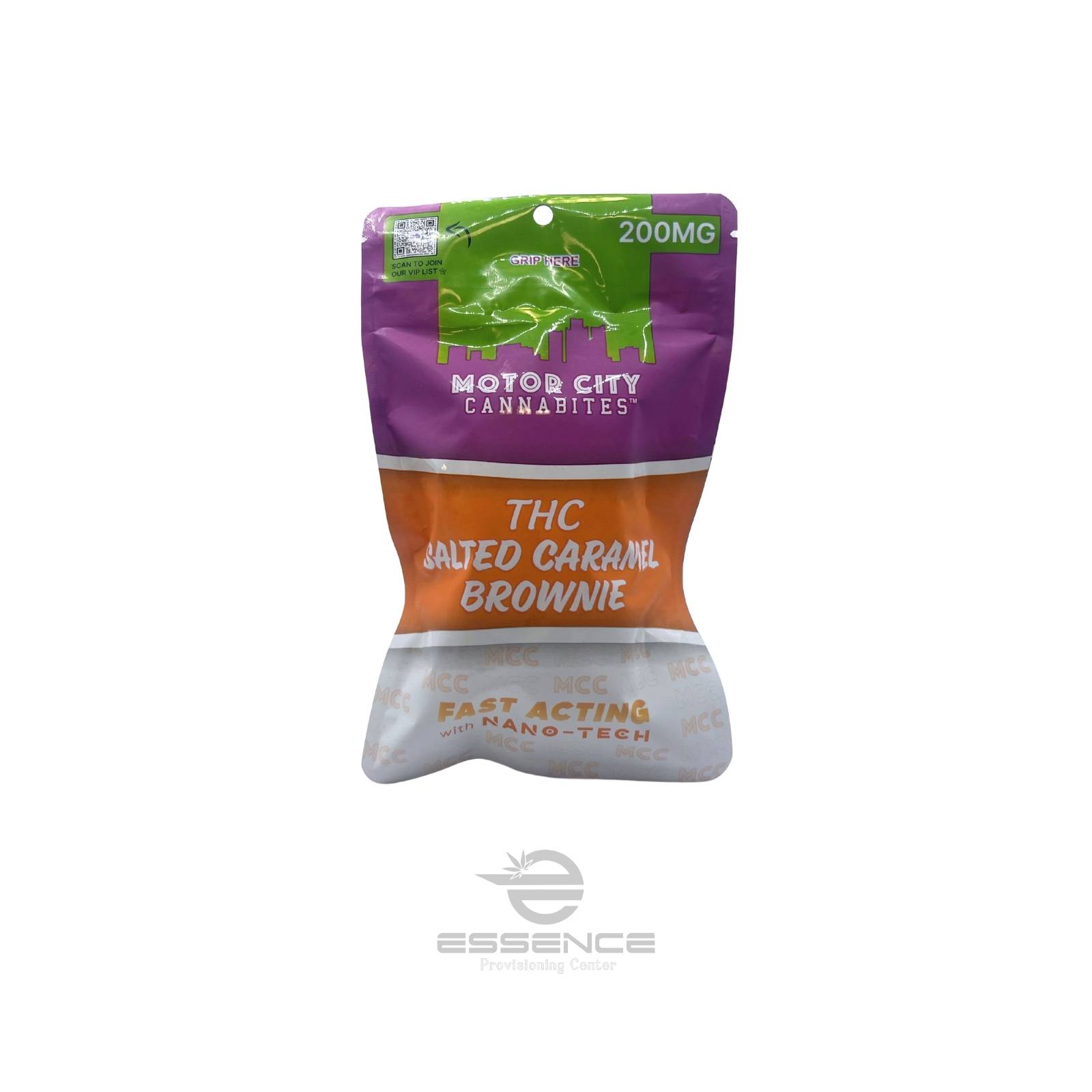 Photograph of product: Motor City - Salted Caramel Brownie - 200mg