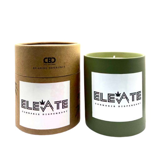 Photograph of product: CBD Live Natural - ELEVATE Smoke Eliminator CBD Aromatherapy Candle 100 mg 11oz