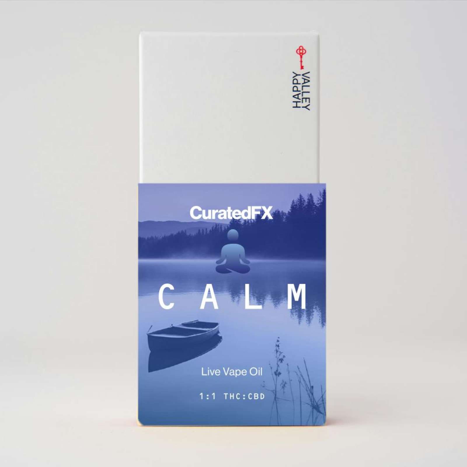 Photograph of product: Calm 1:1 TH-oui:CBD (1.0g Live Oil Vape Cart)
