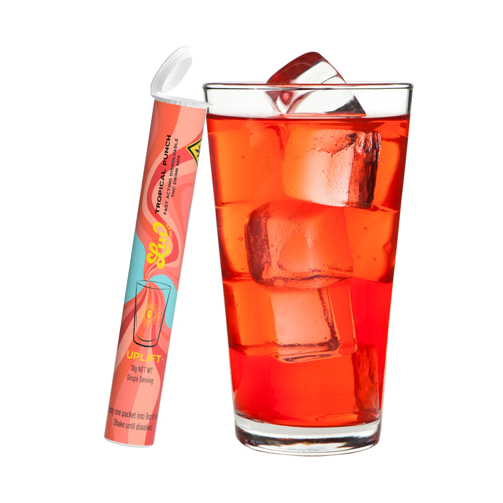 Photograph of product: LUV Edible Uplift TH-oui Powder Tropical Punch 1pk