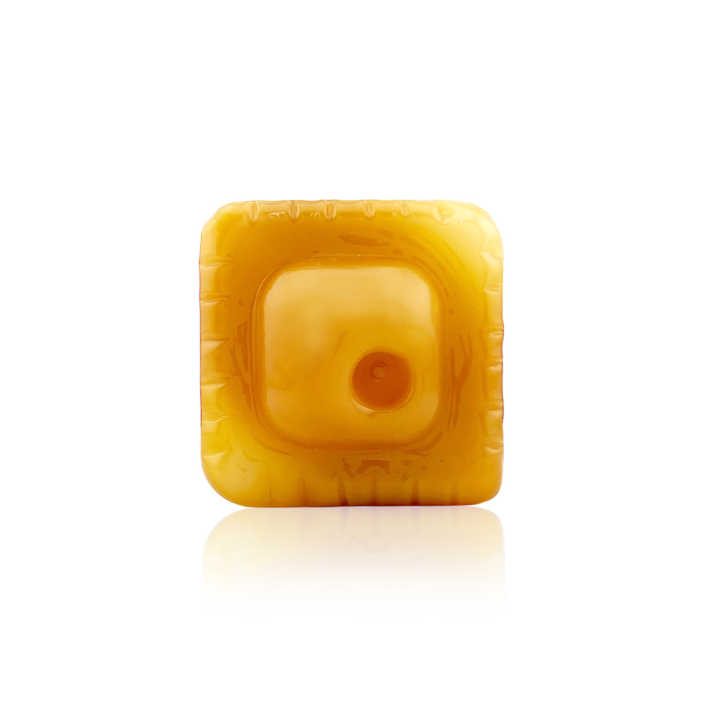 Photograph of product: SIREEL - Glass - Baked Rav-High-oli Hand Pipe - 3"