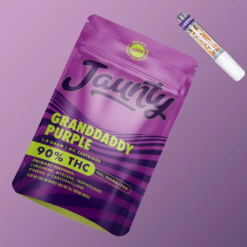 Photograph of product: Jaunty | Granddaddy Purple | 510 Cartridge