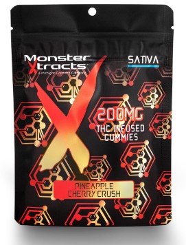 Photograph of product: Pineapple Cherry Crush (20mg x 10) 200mg Gummies