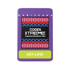 Photograph of product: Codes | 3pk 0.7g Infused Pre-Roll | Ain't One Key Lime