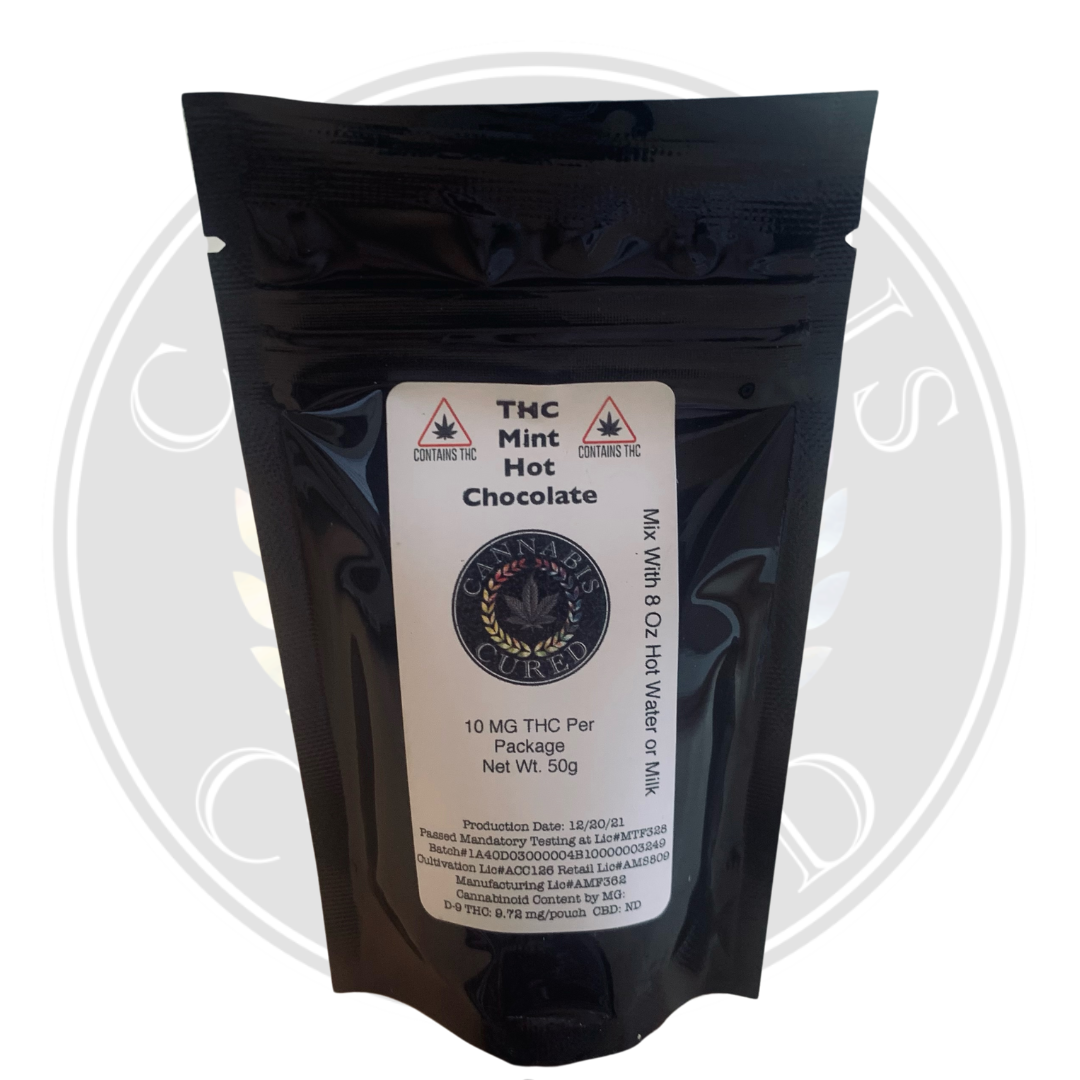 Photograph of product: Mint Hot Chocolate Mix 10mg