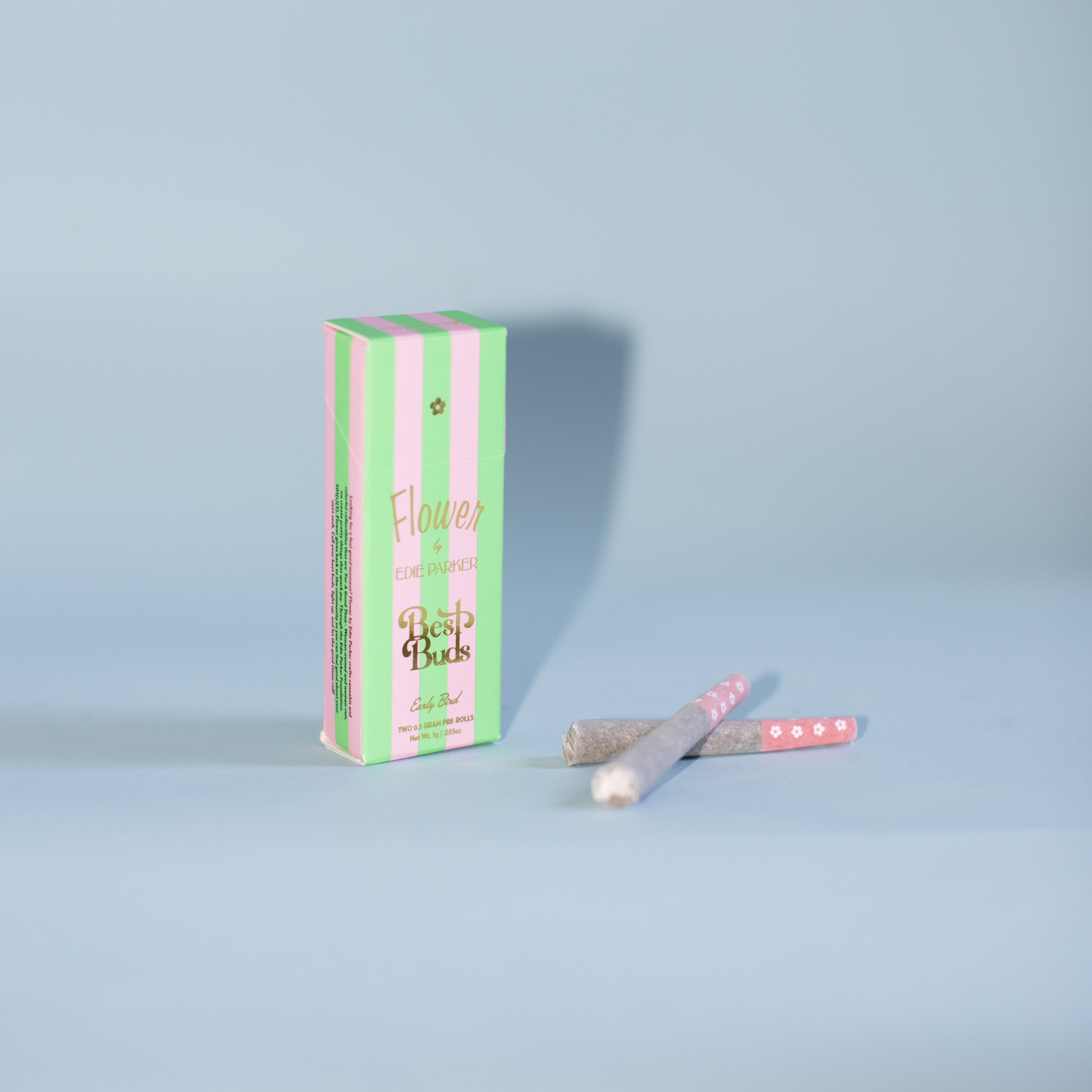 Photograph of product: Edie Parker Early Bird Blend Preroll 2pk