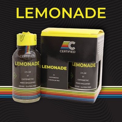 Photograph of product: Lemonade w/ Caffeine Shots (S) [4pk] - 