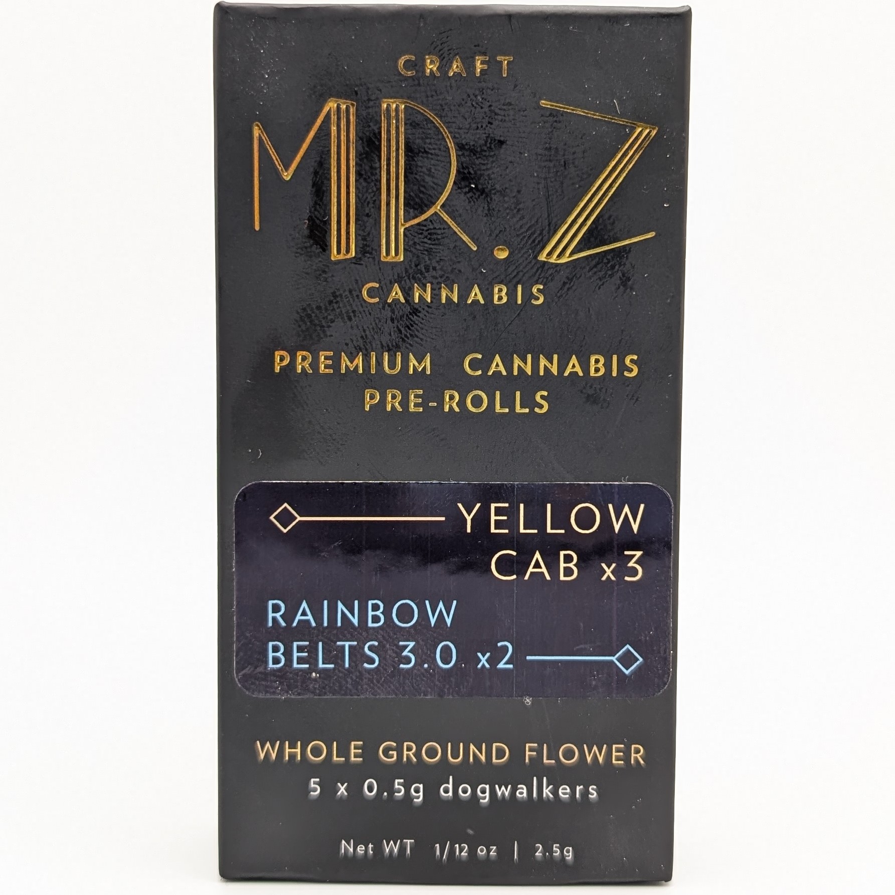 Photograph of product: MR. Z's Variety 5pk Pre Rolls 2.5g
