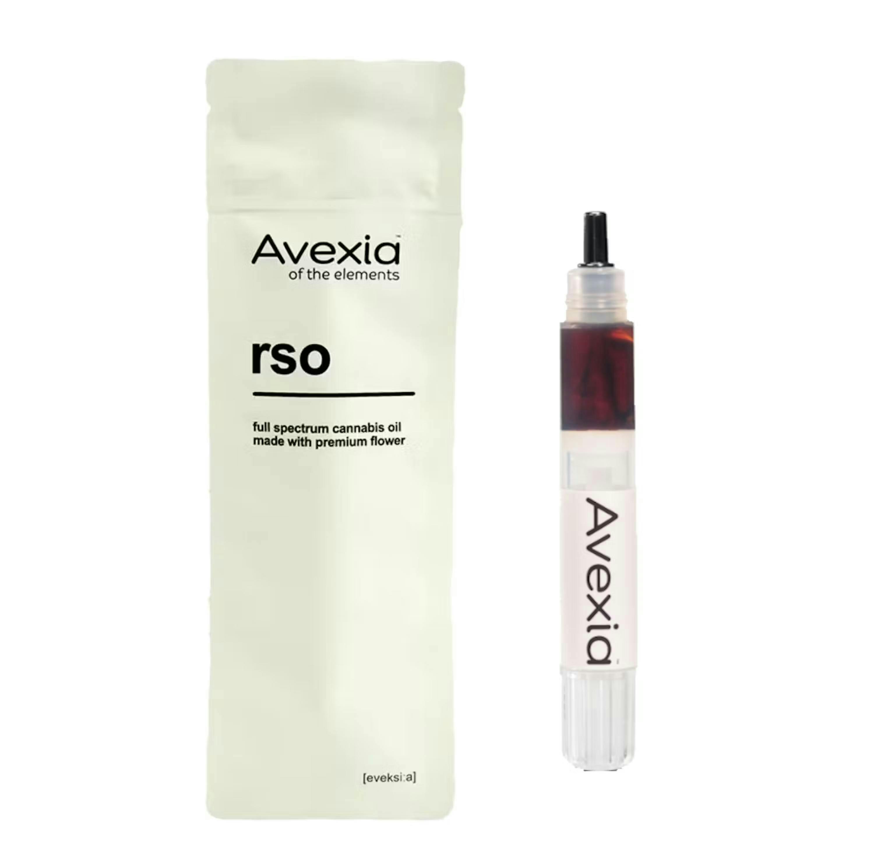Photograph of product: Avexia Concentrate 1g RSO Klik- Banana Muffin