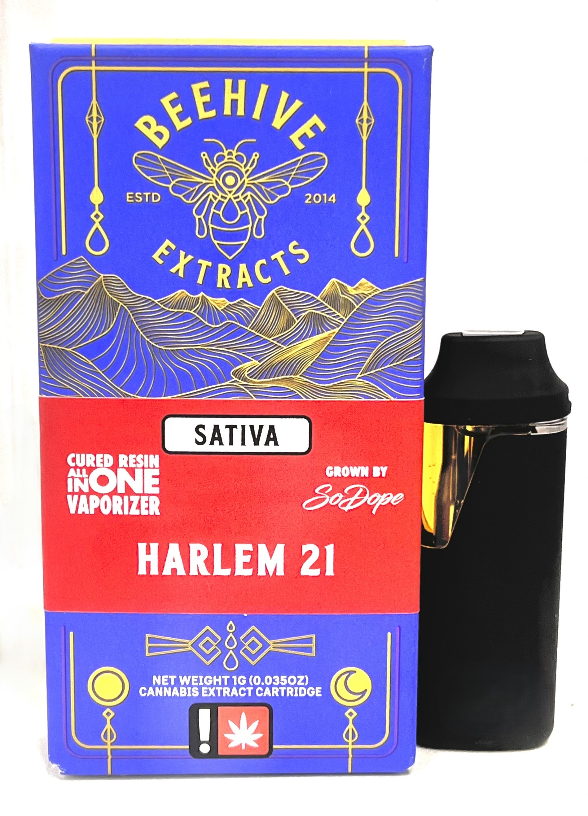 Photograph of product: Beehive Extracts 1g Disposable | Harlem 21
