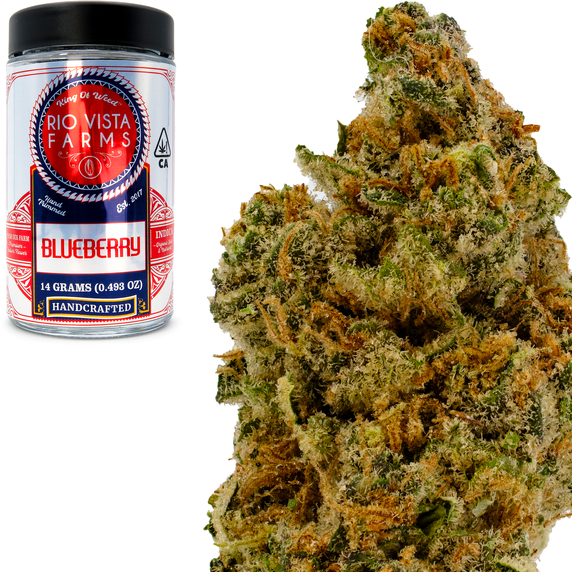 Photograph of product: Blueberry 14g Jar - Rio Vista Farms