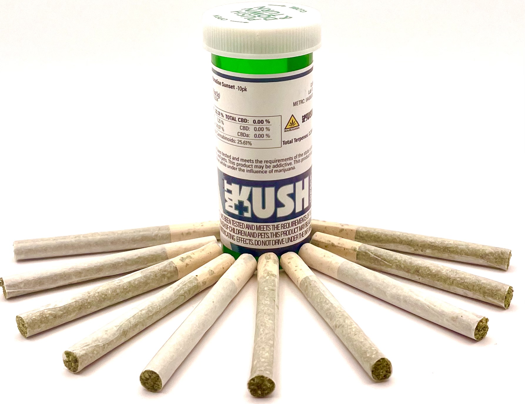 Photograph of product: Pre Roll | Paradise Sunset | 10pk