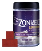 Photograph of product: Mixed Berry | Zonked Sleepy Gummies | 20pk
