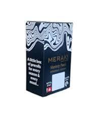 Photograph of product: MERAKI | VARIETY PRE-ROLL 20-PACK | 33RD DEGREE / HOT MINT SUNDAE / RAINBOW SUNDAE / STRAWBERRY TEK