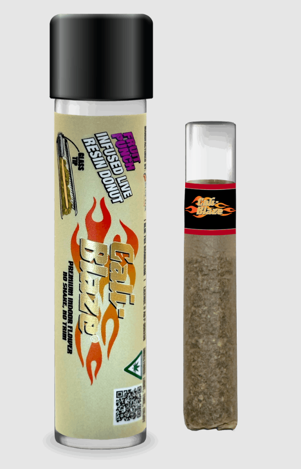 Photograph of product: Infused Pre-Roll | Resin Donut | Fruit Punch | 1.2g