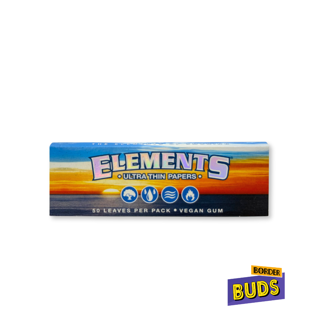 Photograph of product: 1 1/4" | Element | Rice Paper | Rolling Papers