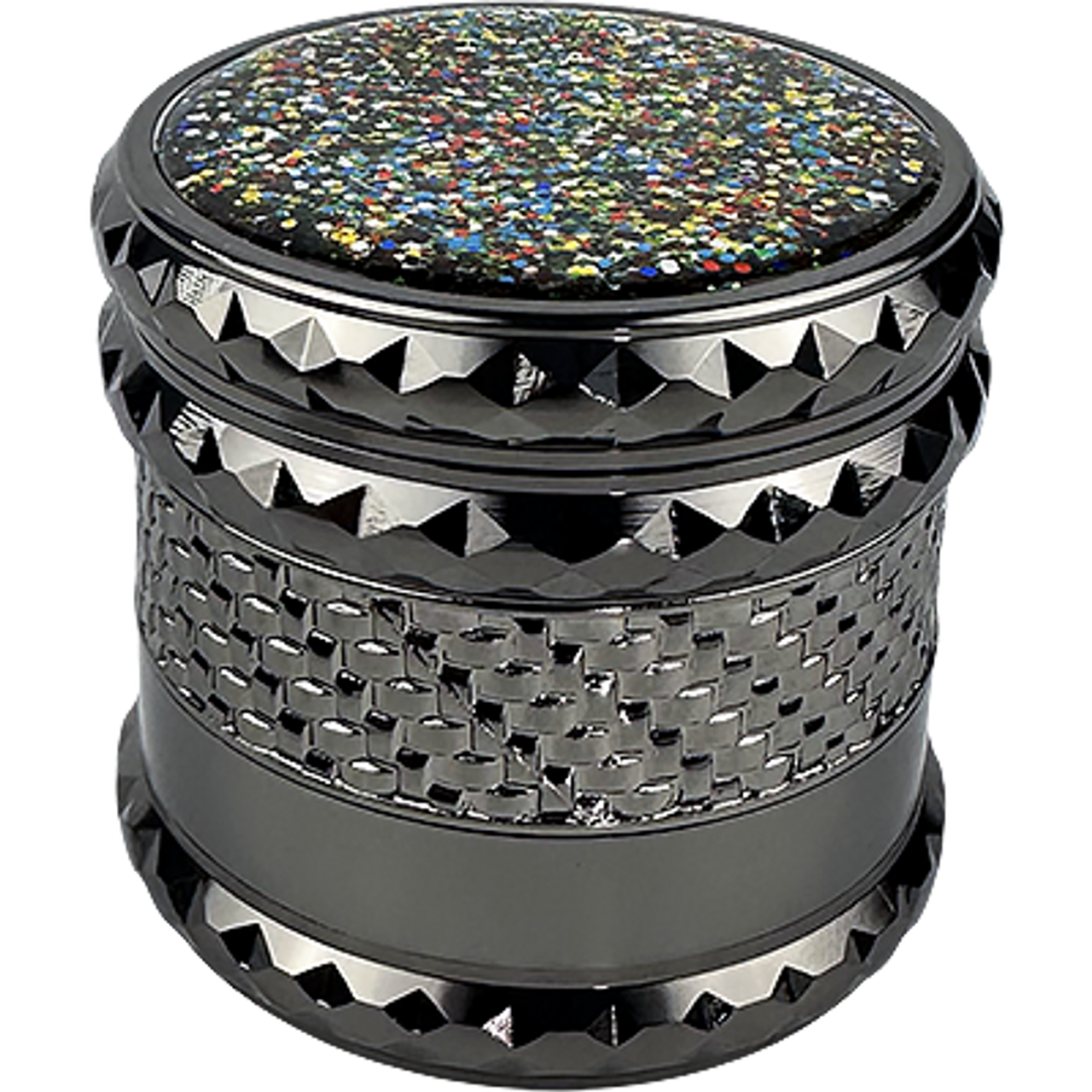 Photograph of product: 63mm zinc 4pc  Grinder