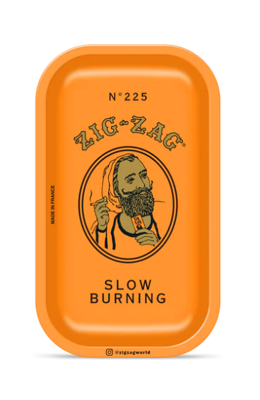 Photograph of product: Zig Zag Rolling Tray Small Orange