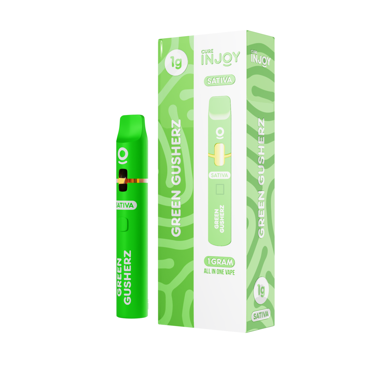 Photograph of product: Cure Injoy | Green Gusherz | All-In-One