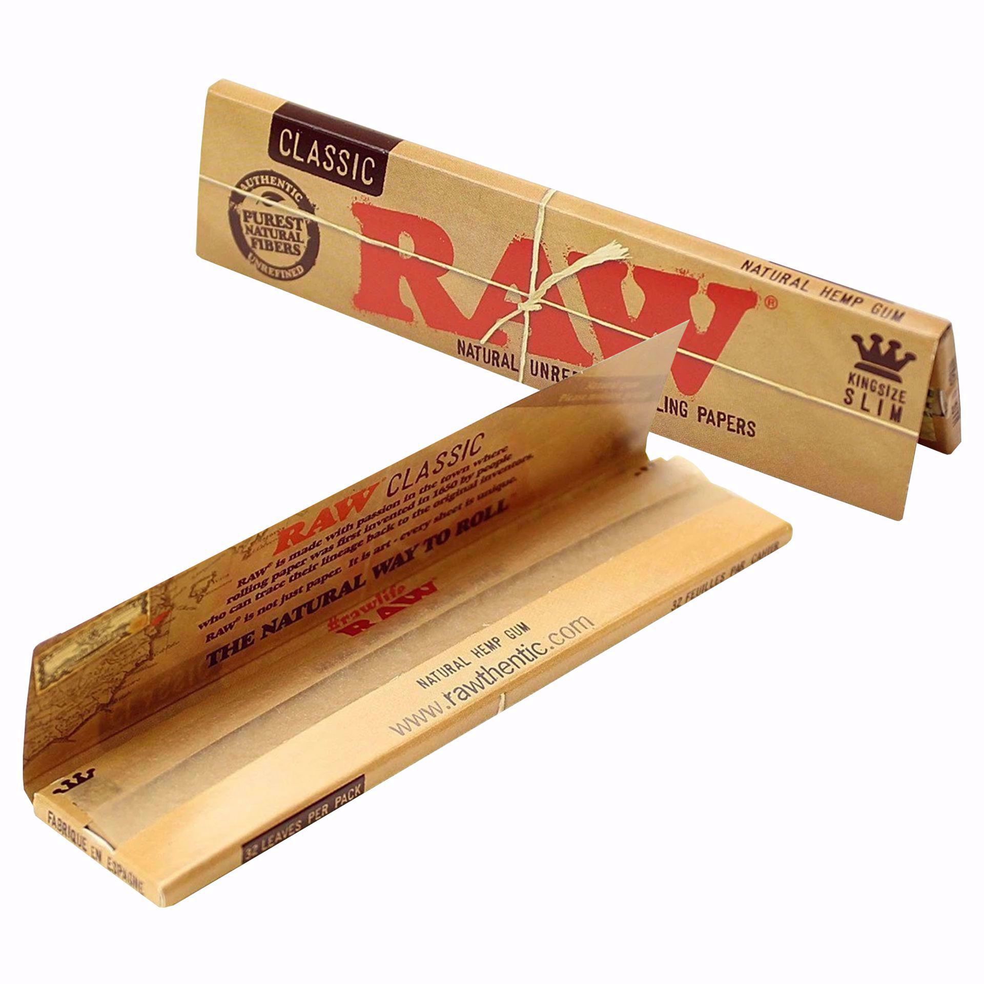 Photograph of product: $3 King Size Raw Rolling Papers