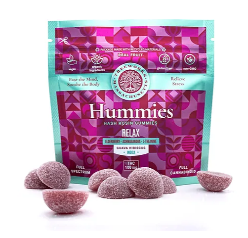 Photograph of product: 100mg | Relax | Hummies -au chocolat Rosin