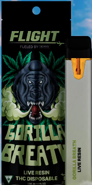 Photograph of product: Flight - Gorilla Breath Live Resin Disposable Vape
