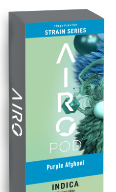 Photograph of product: Airo Pod Purple Afghani | 1000mg