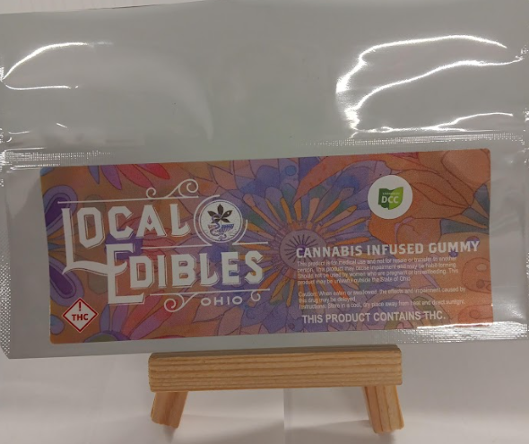 Photograph of product: Local Edibles | Tropical Punch 1:1 CBG 10pc | 110mg