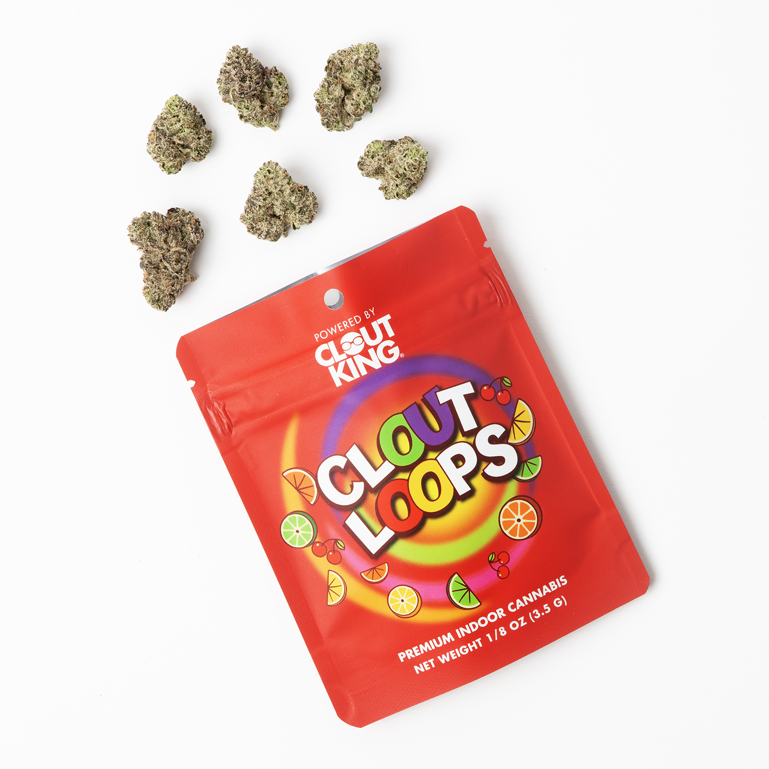 Photograph of product: Clout King - 3.5g Prepack - Clout Loops
