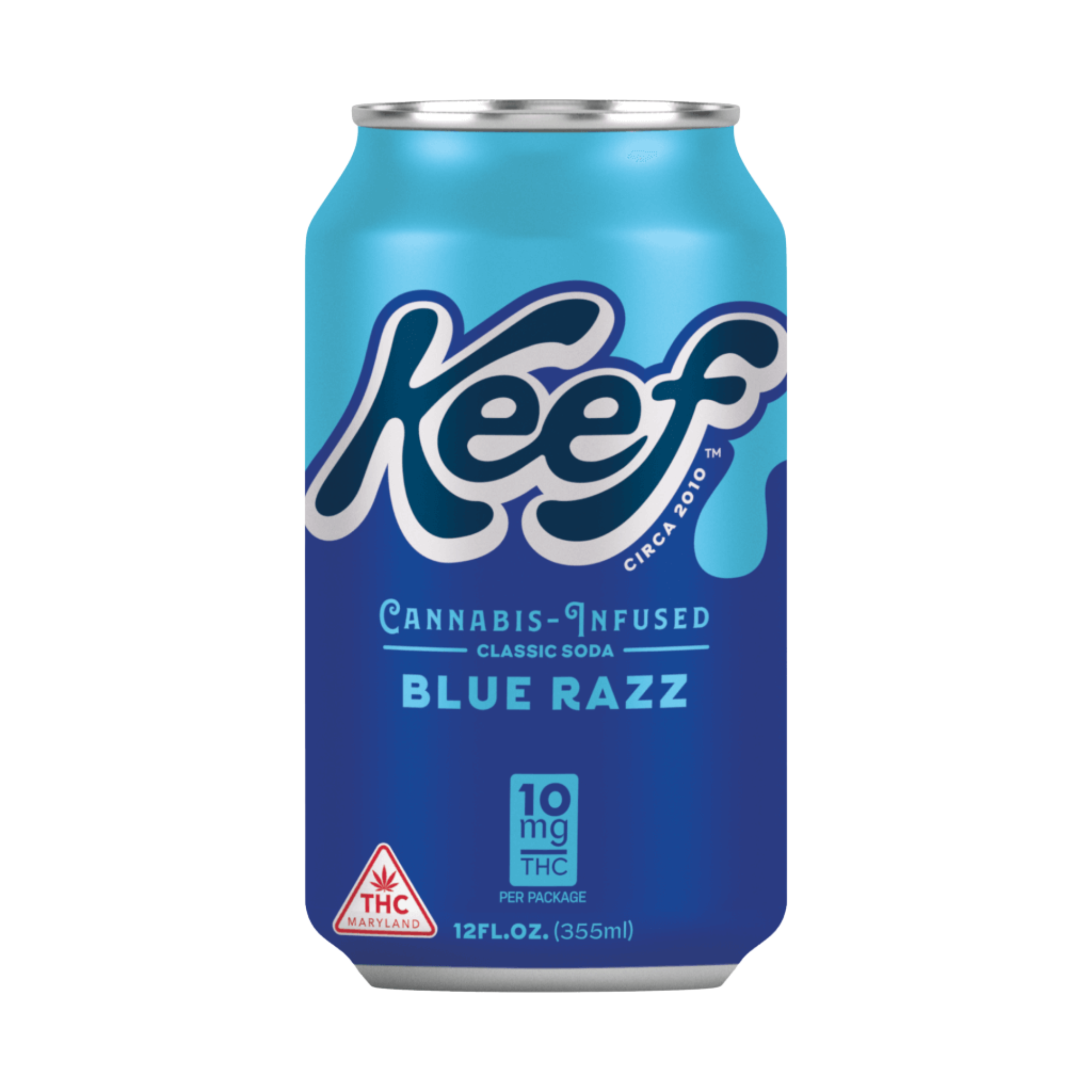 Photograph of product: Keef 100mg Drink Blue Razz