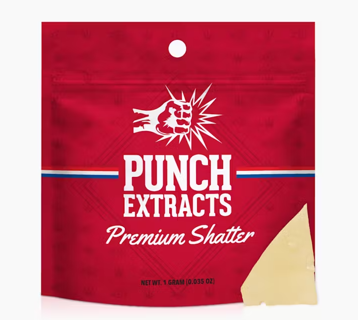 Photograph of product: Punch Extracts Lemon Strudel Shatter 1g