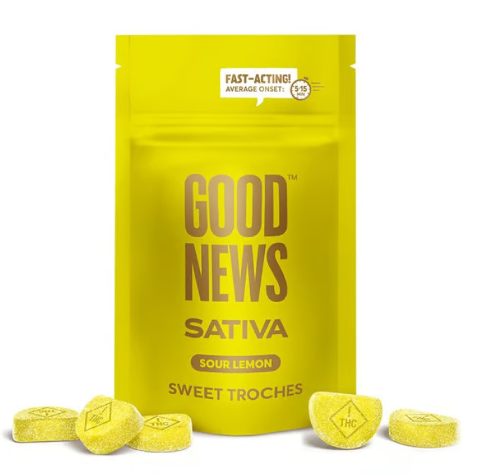Photograph of product: 20ct/5mg Fast-Acting Troches (Sour Lemon)