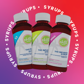 Photograph of product: Chill Syrup Blue Razz