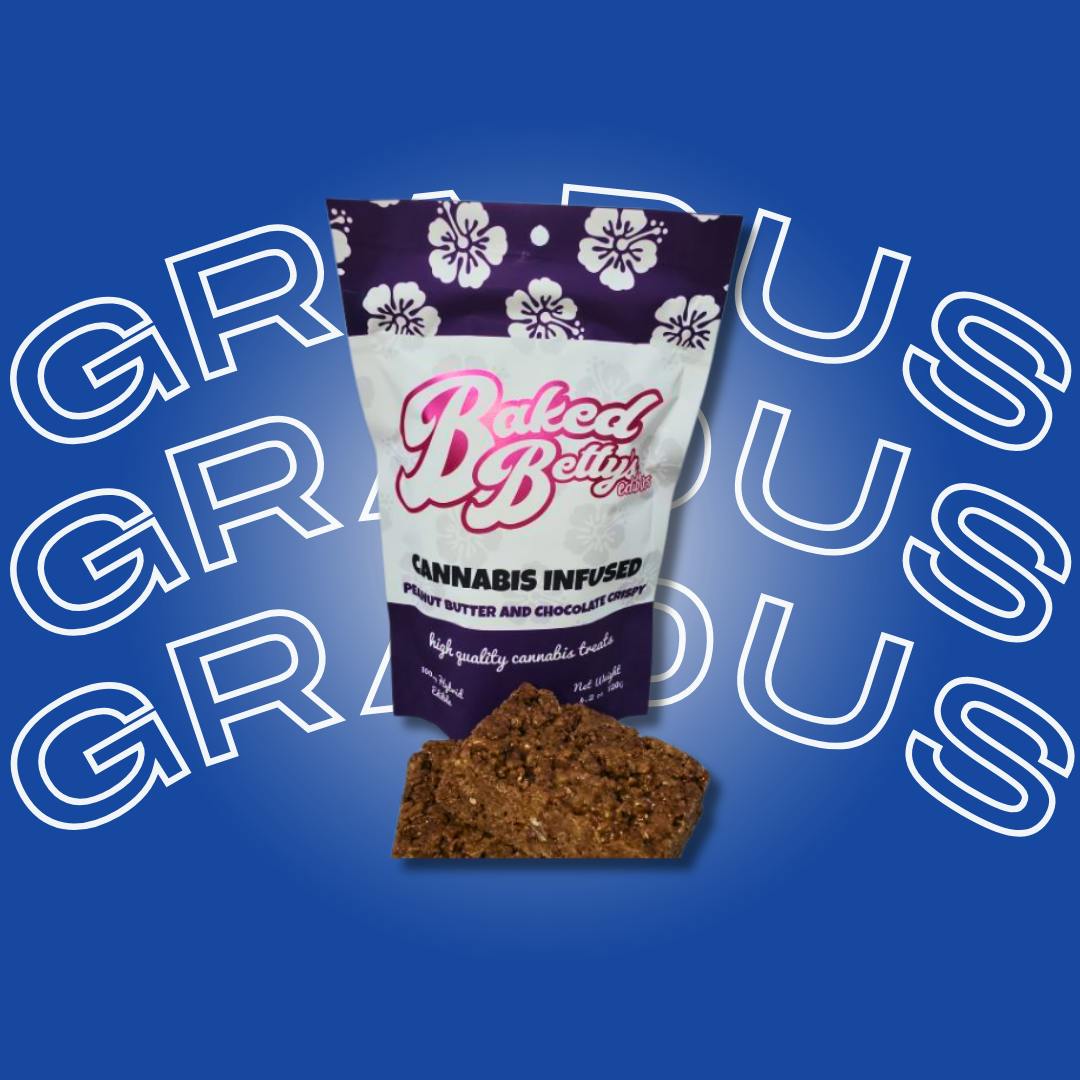 Photograph of product: Baked Betty's| Peanut Butter & Chocolate Crispy