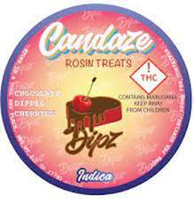Photograph of product: Candaze Dipz - Rosin Gummy - 100mg - - Pineapple/Baja Berry (S) No choc.