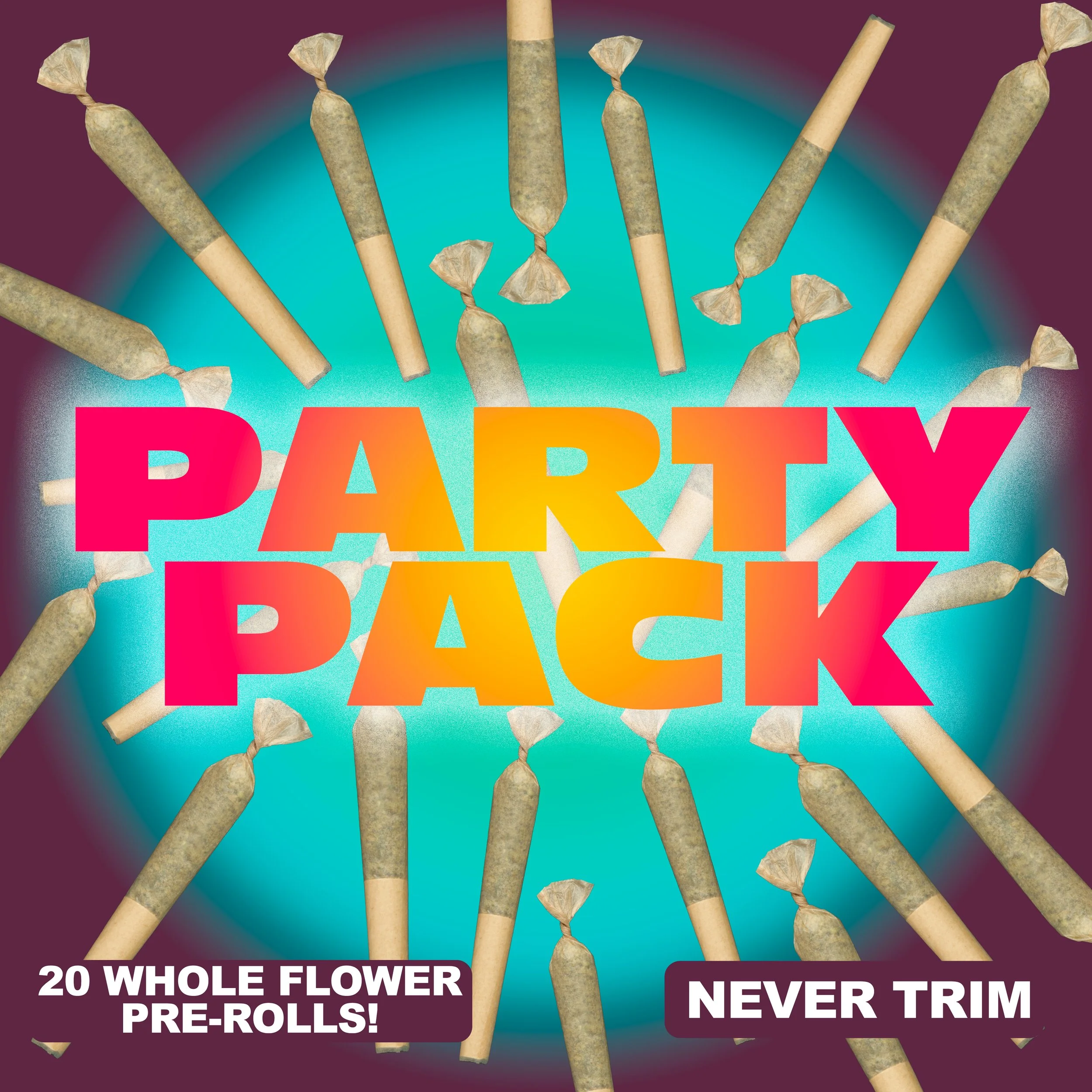 Photograph of product: Purple Push P Pre-Roll Party 20-Pack 8g 41147