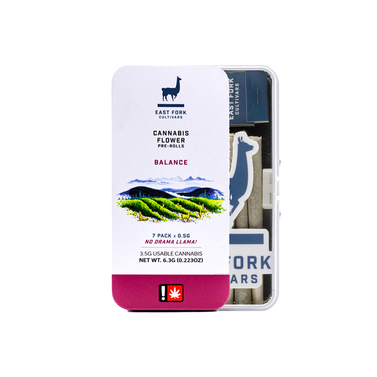 Photograph of product: East Fork Cultivars - Preroll Pack - BALANCE: PINEAPPLE JAGER - - H