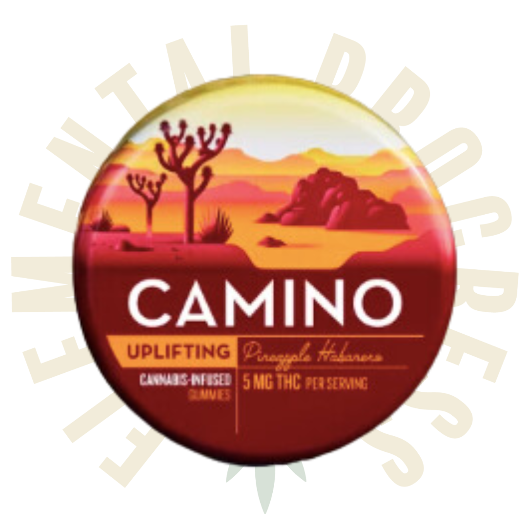 Photograph of product: Camino Gummies - 100mg Uplifting - Pineapple Habanero