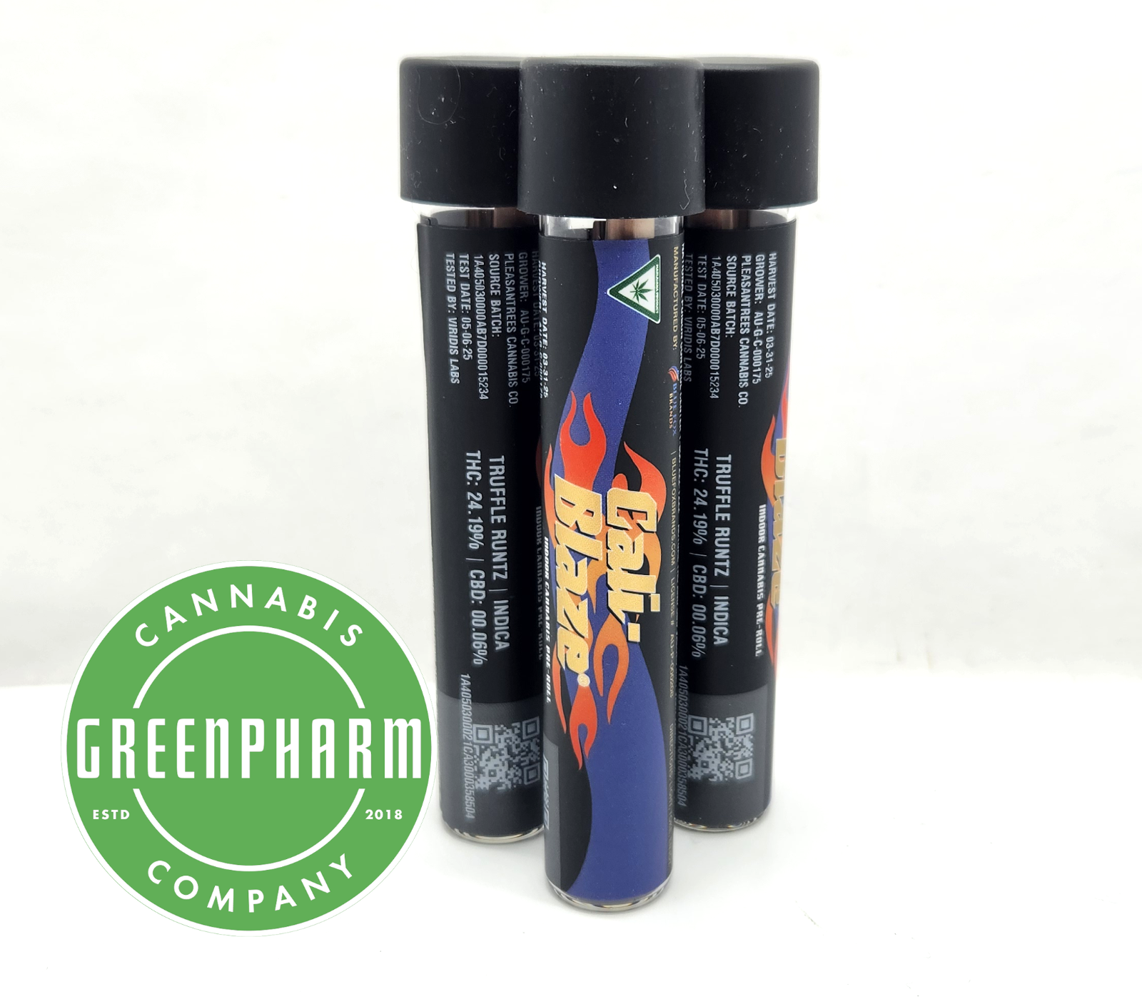 Photograph of product: Pre-Roll | Cali-Blaze | Truffle Runtz