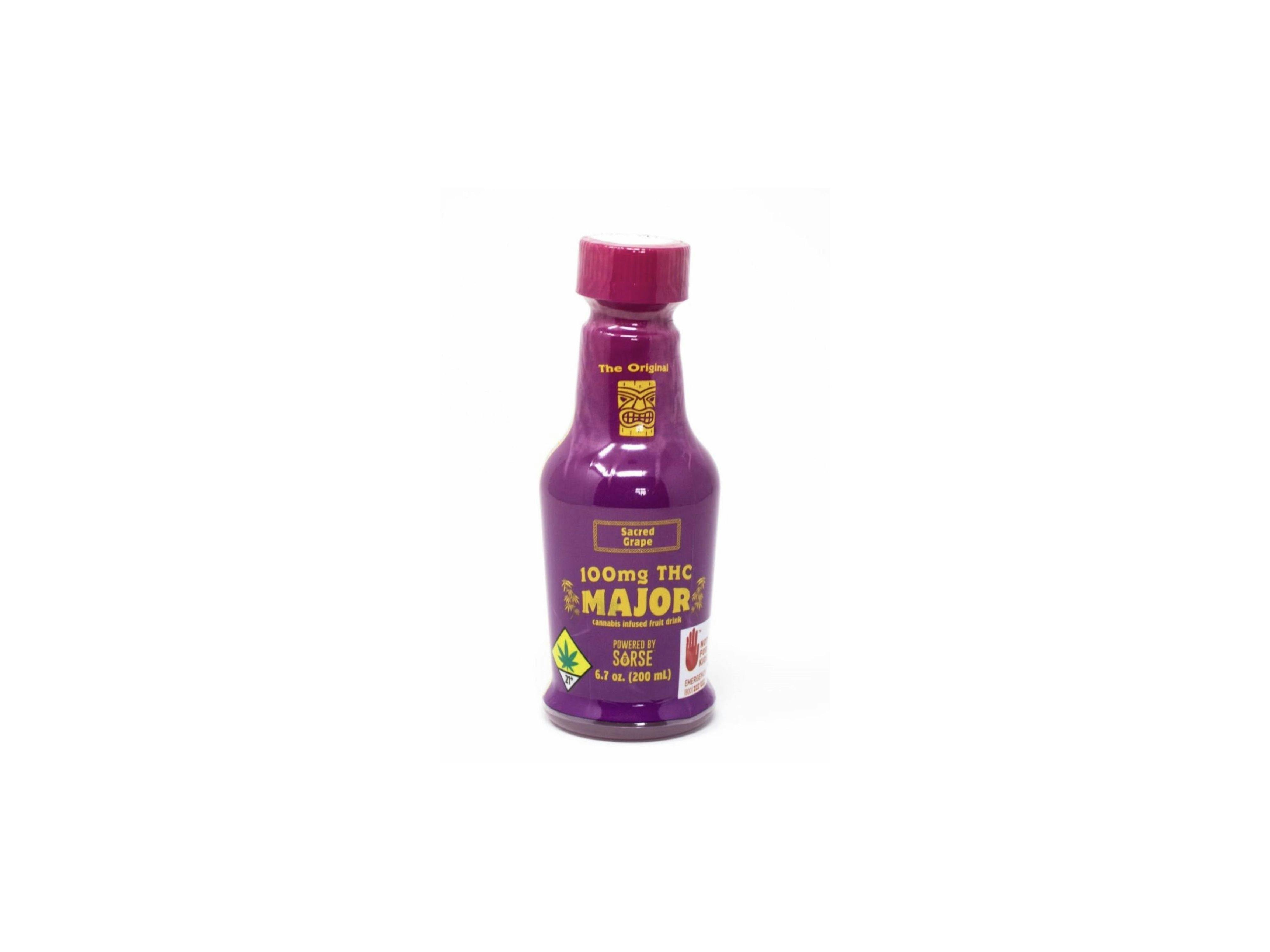 Photograph of product: Major Drink Sacred Grape 100mg