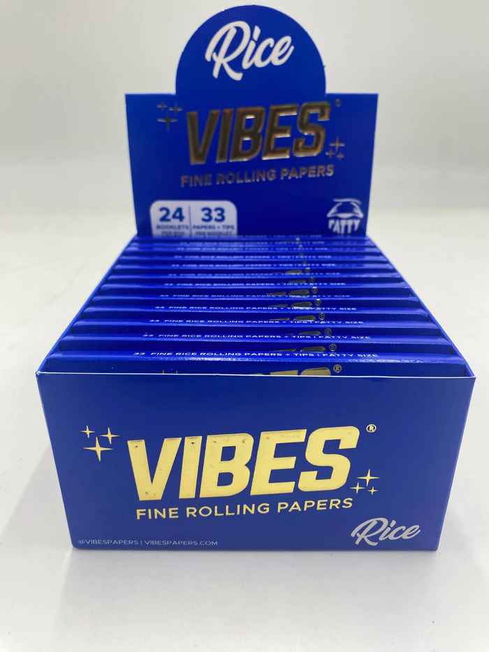 Photograph of product: VIBES King Size Rice Booklet with Tips