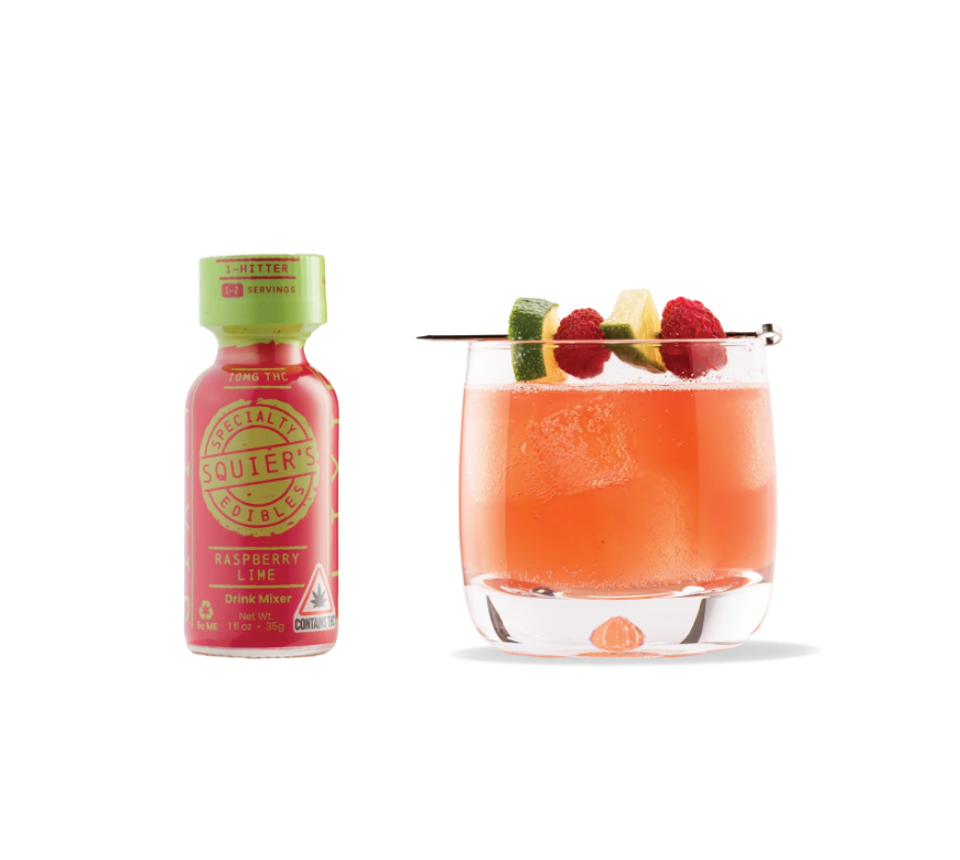 Photograph of product: Tincture | Squier's Elixirs | Raspberry Lime | 10mg
