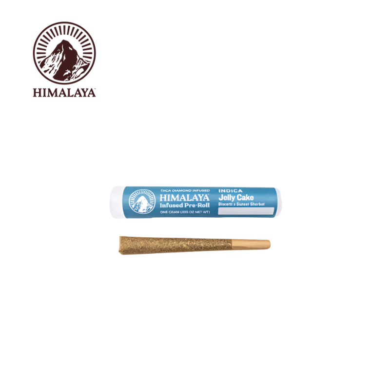 Photograph of product: JELLY CAKE 1G DIAMOND INFUSED PREROLL