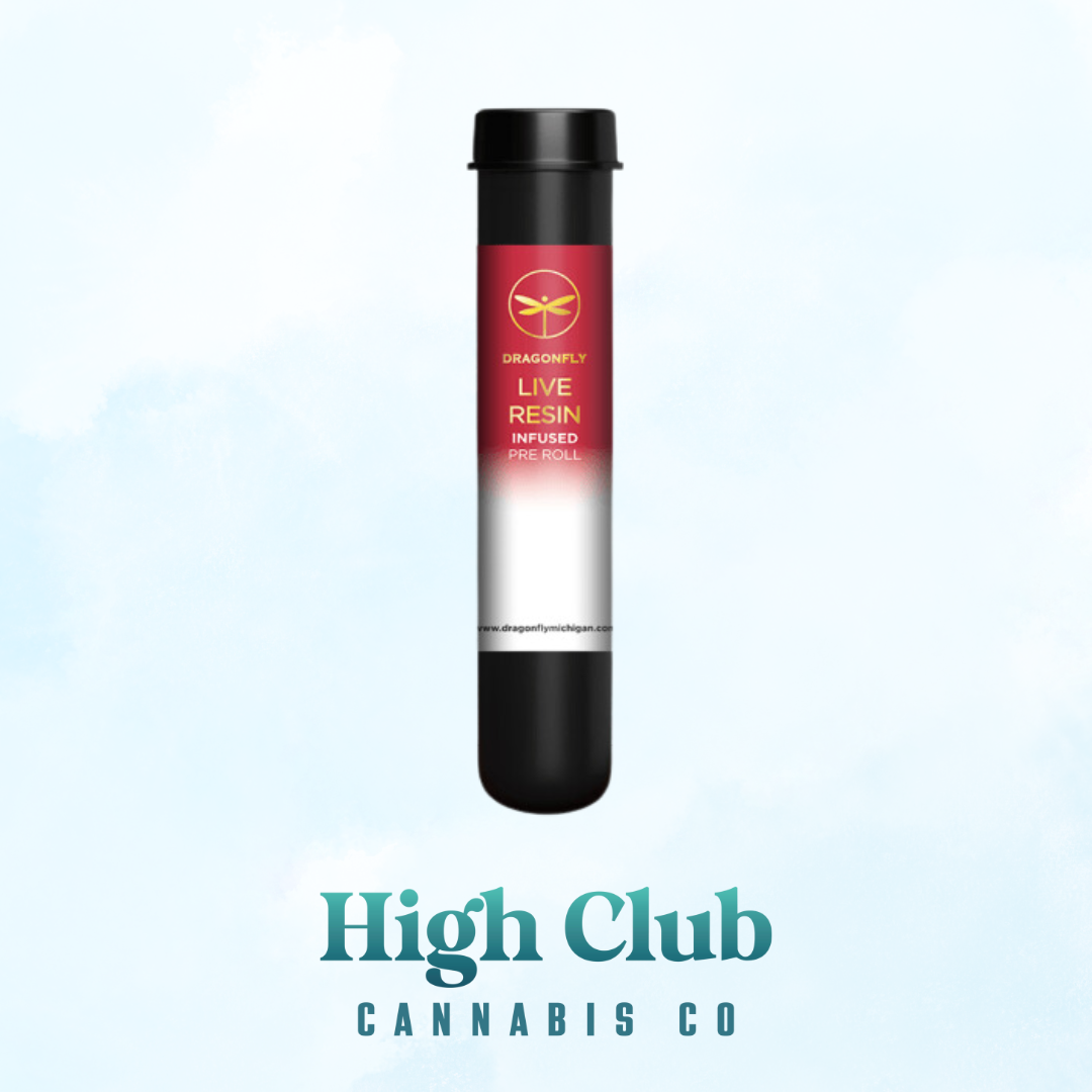 Photograph of product: Dragonfly | Live Resin Infused Pre-Roll | Trench Buddy