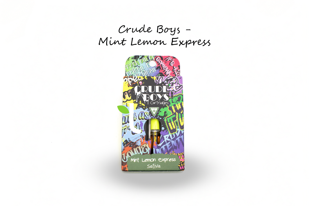 Photograph of product: Crude Boys | Mint Lemon Express | 1G Vape (Oui'd)