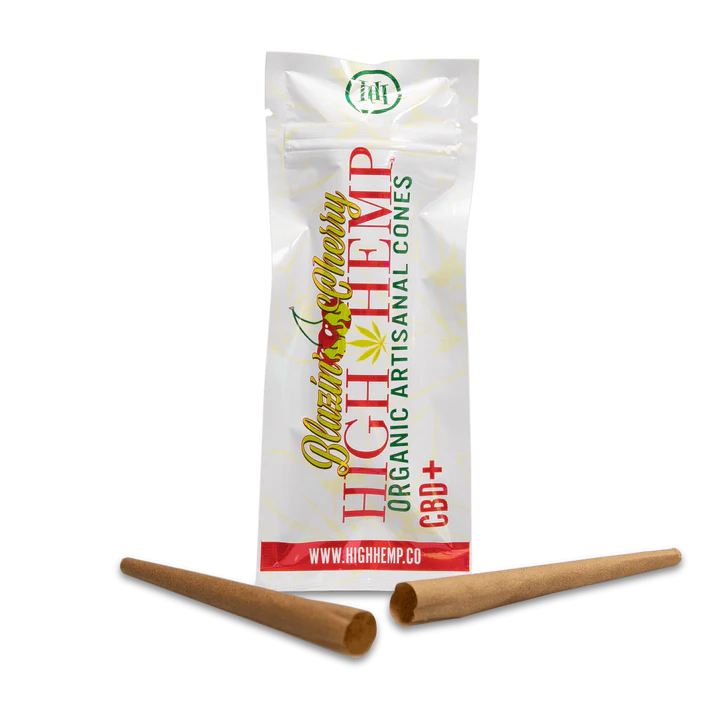 Photograph of product: High Hemp Organic CBD Cones Blazin Cherry - 2 Pack
