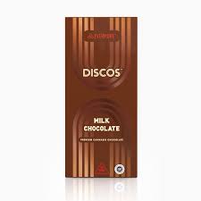 Photograph of product: Discos 10mg Milk Chocolate - 100mg
