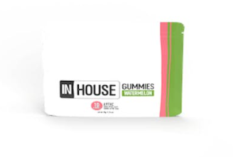 Photograph of product: In House Watermelon Gummies 100mg 10pk